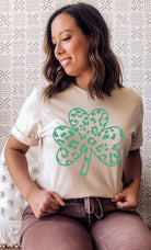 Green Leopard Clover Graphic Tee PLUS Kissed Apparel