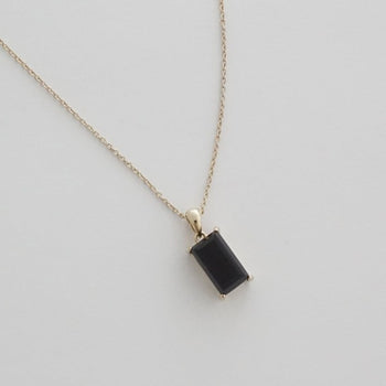 Bonbon Black Crystal Necklace HONEYCAT Jewelry