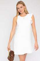 One Ruffle Sleeve Dress Gilli