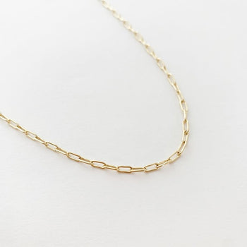 Olivia Paperclip Chainlink Necklace HONEYCAT Jewelry