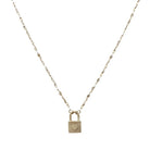 Love Locked Padlock Necklace HONEYCAT Jewelry