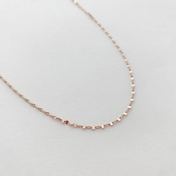 Esme Twisted Dainty Chain Necklace HONEYCAT Jewelry