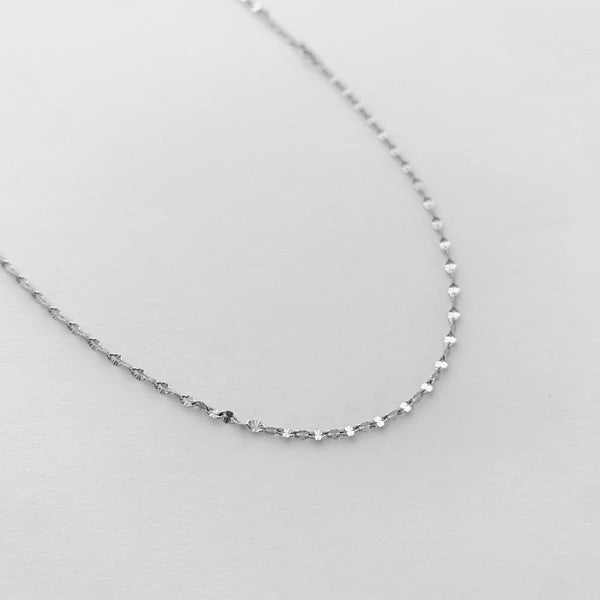 Esme Twisted Dainty Chain Necklace HONEYCAT Jewelry