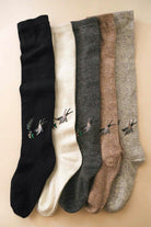 Hummingbird Wool Knee High Socks Leto Accessories