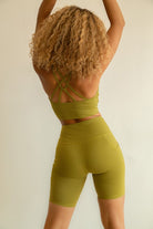 High Waist Yoga pants Short Side Pocket OTOS Active