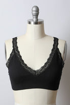 Lace Trim Padded Bralette Leto Accessories