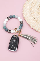 Silicone Monochromatic Key Ring Bracelet Aili's Corner