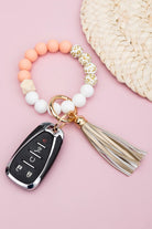 Silicone Gold Leo Key Ring Bracelet Aili's Corner