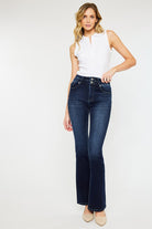 High Rise Wide Waistband Skinny Bootcut Kan Can USA