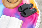 Black Insanely Comfy -Beach or Casual Slides Julia Rose