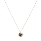 Ode to Rose Blue Crystla Necklace HONEYCAT Jewelry