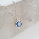 Ode to Rose Blue Crystla Necklace HONEYCAT Jewelry