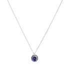 Ode to Rose Blue Crystla Necklace HONEYCAT Jewelry