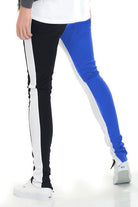 TWO TONE COLOR BLOCK TRACK PANT JOGGER WEIV