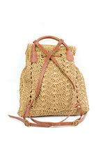 Woven Straw Backpack Aili's Corner