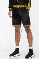 Status Print Velour Shorts Suede Shorts WEIV