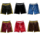 Status Print Velour Shorts Suede Shorts WEIV