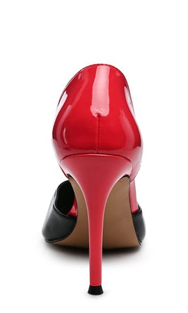 Candy Cane Patent Pu Slip On Stiletto Heels Rag Company