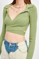 LONG SLEEVE CROPPED TOP Emory Park