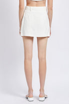 HIGH WAIST BELTED MINI SKIRT Emory Park