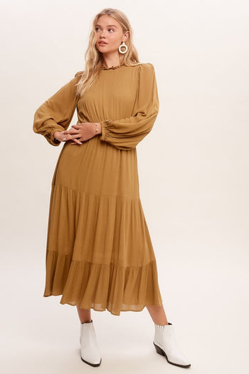 Feminine Boho Inspired Maxi Woven Dress Listicle