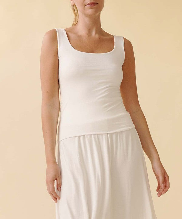 BAMBOO DOUBLE LAYERED TANK Fabina