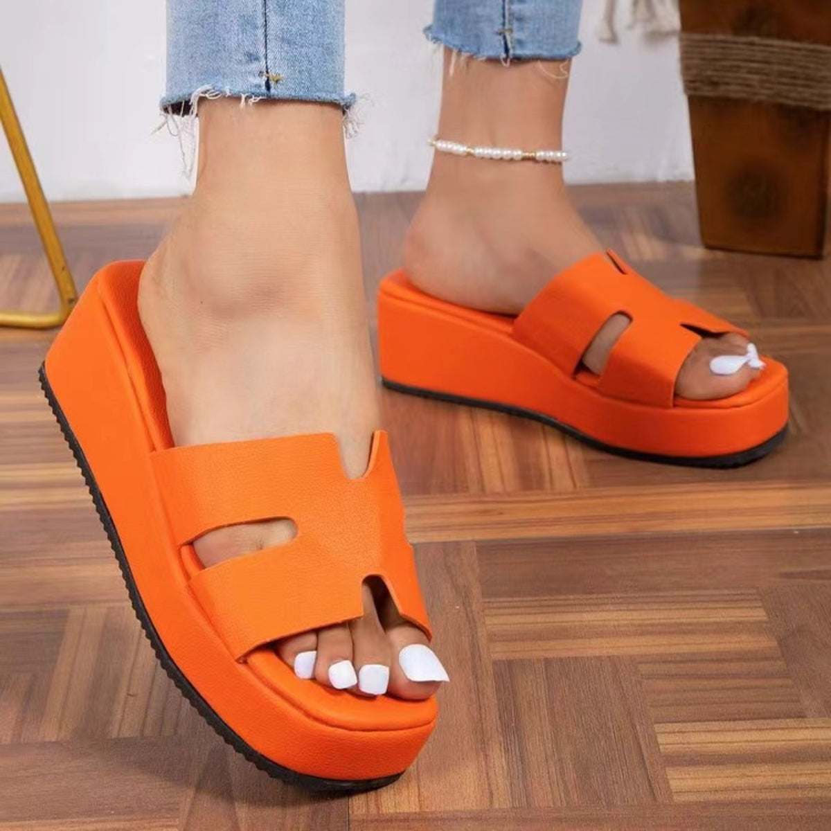 Open Toe Wedge Sandals Casual Chic Boutique