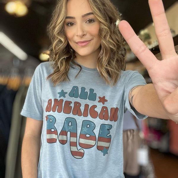 All American Babe Tee Ask Apparel