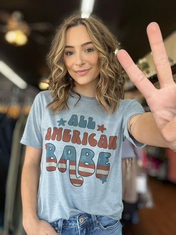 All American Babe Tee Ask Apparel