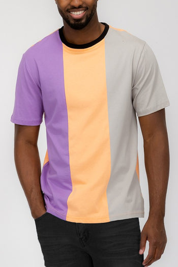 Weiv Mens Color Block T Shirt WEIV