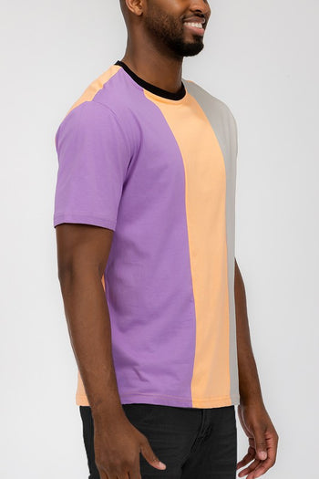 Weiv Mens Color Block T Shirt WEIV