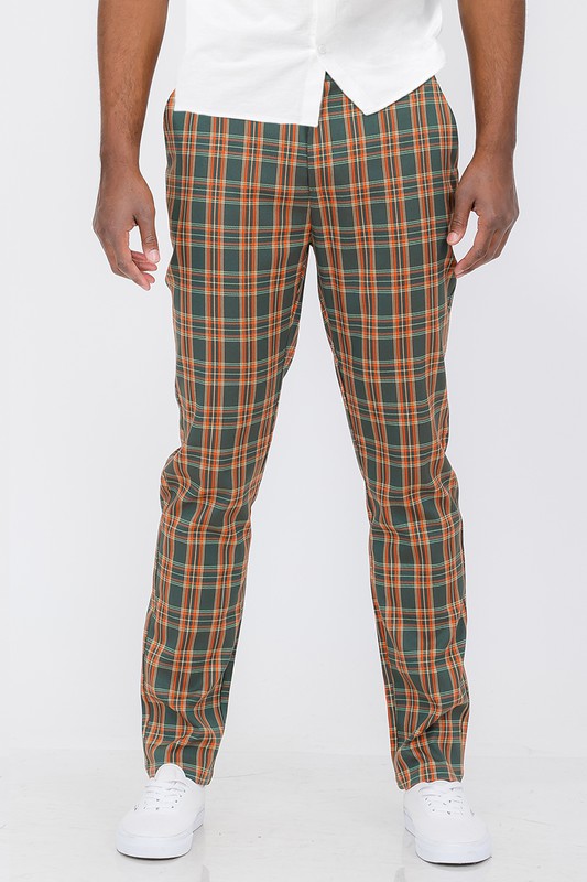 Weiv Plaid Trouser Pants WEIV
