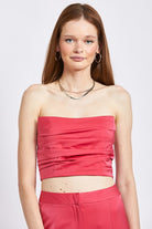RUCHED TUBE TOP Emory Park