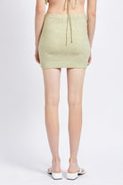 ASYMMETRICAL BUTTON UP MINI SKIRT Emory Park