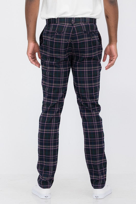 Plaid Trouser Pants WEIV