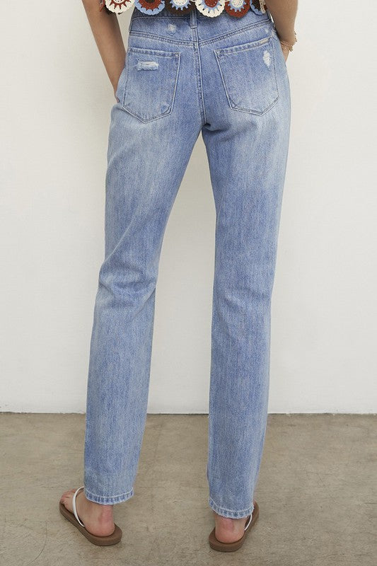 HIGH RISE STRAIGHT JEANS Insane Gene