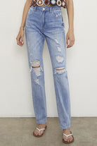 HIGH RISE STRAIGHT JEANS Insane Gene