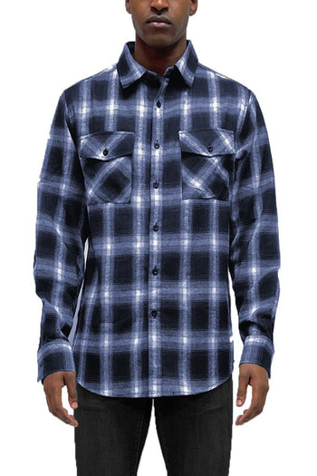 FULL PLAID CHECKERED FLANNEL LONG SLEEVE WEIV