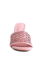 TEASE Woven Heeled Slides Rag Company