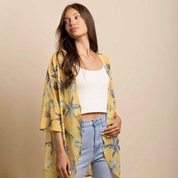 Tropical Kimono ClaudiaG Apparel