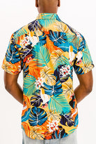 Weiv Hawaiian Print Button Down Shirt WEIV