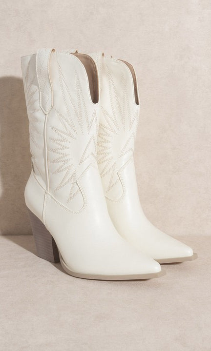 OASIS SOCIETY Emersyn - Starburst Embroidery Boots Oasis Society