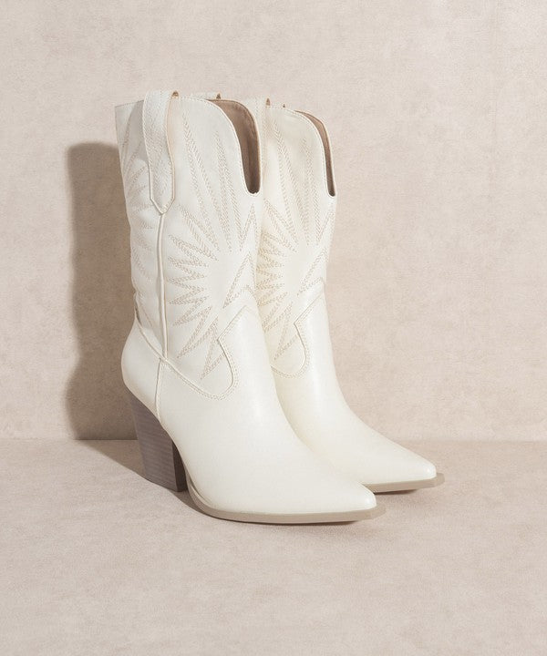 OASIS SOCIETY Emersyn - Starburst Embroidery Boots Oasis Society