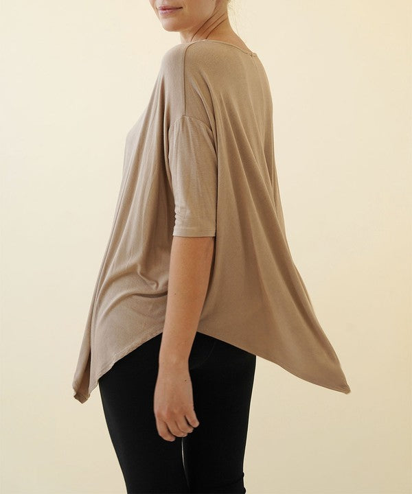 Bamboo Poncho Tunic Fabina