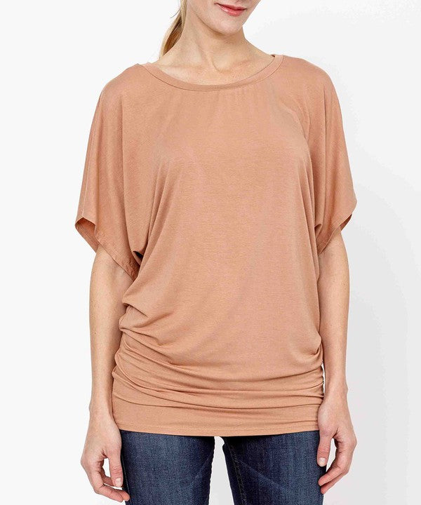 BAMBOO CREW NECK TUNIC Fabina