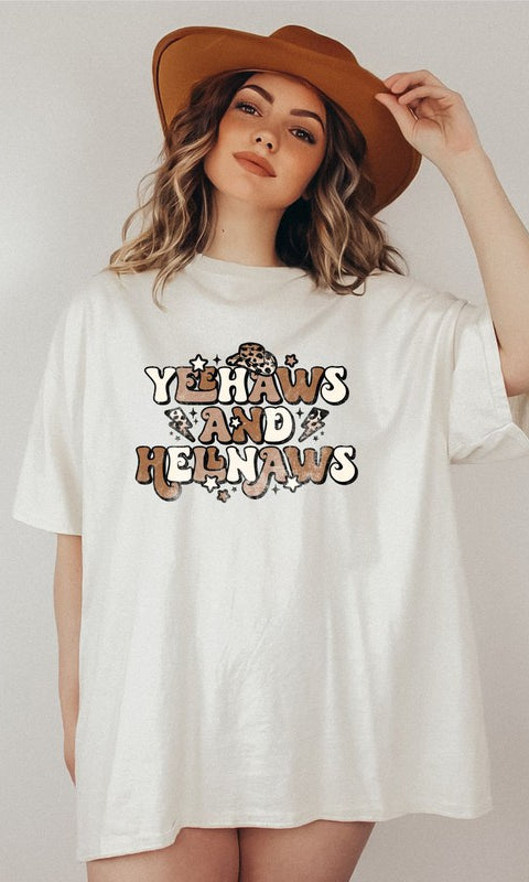 Yeehaws and Hellnaws Graphic Tee Ocean and 7th