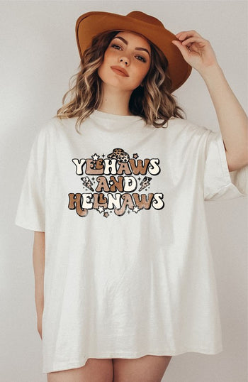 Yeehaws and Hellnaws Graphic Tee Ocean and 7th