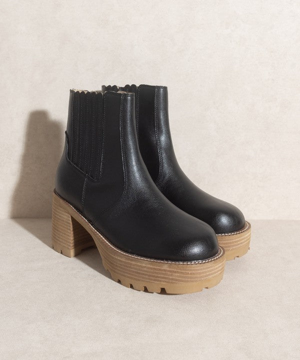 OASIS SOCIETY Aubrey - Platform Paneled Boots Oasis Society