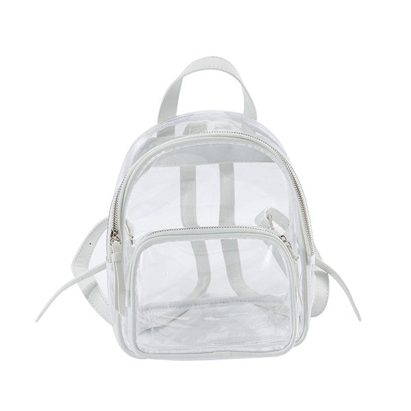 High Quality Clear PVC Backpack Bag Bella Chic