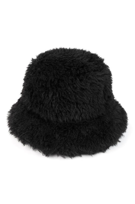 CC Faux Fur Bucket Hat Truly Contagious